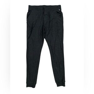 Women’s Alala Charcoal Gray Waffle‎ Knit Joggers Comfort Pajama Athleisure